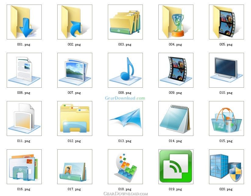 download desktop icons windows 10